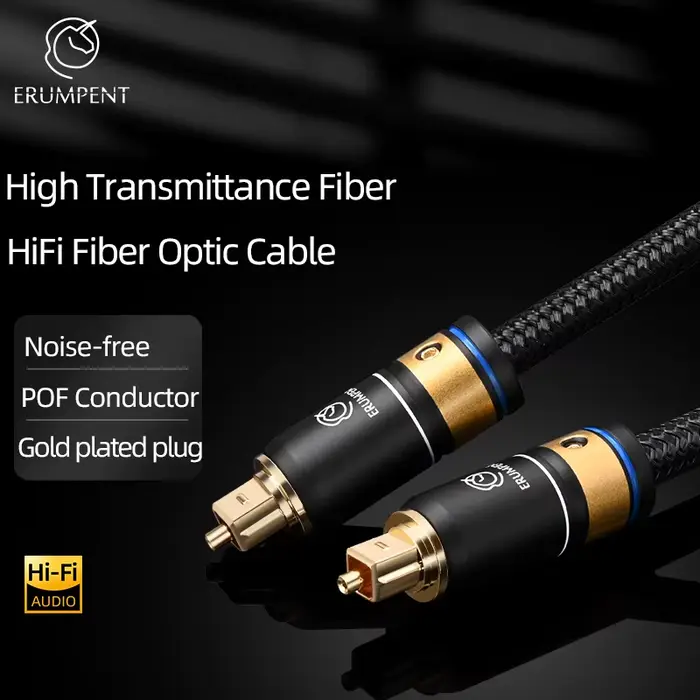 Câble audio optique pour amplificateur de barre de son