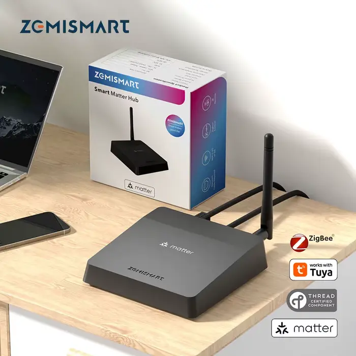 Hub Zigbee M1 Pro IR Matter Thread avec antenne, passerelle de pont intelligent pour la maison, comp
