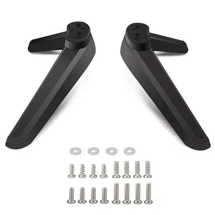 1 jeu de pieds de meuble TV pour 28 32 40 43 49 50 55 65 pouces, avec vis, supports de télévision un
