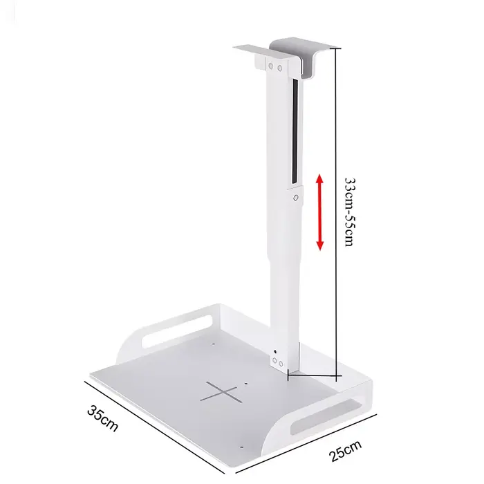 Projecteur d'extension de plafond universel avec support en plateau pour projecteurs Projection réglable en hauteur