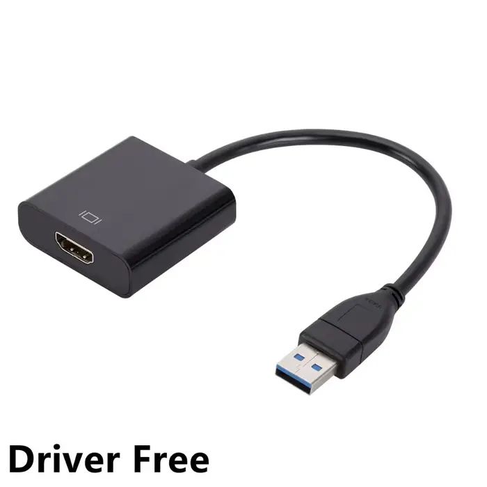 Adaptateur USB 3.0 vers HDMI, convertisseur USB vers HDMI, câble USB A vers HDMI 1080P 60Hz, adaptat