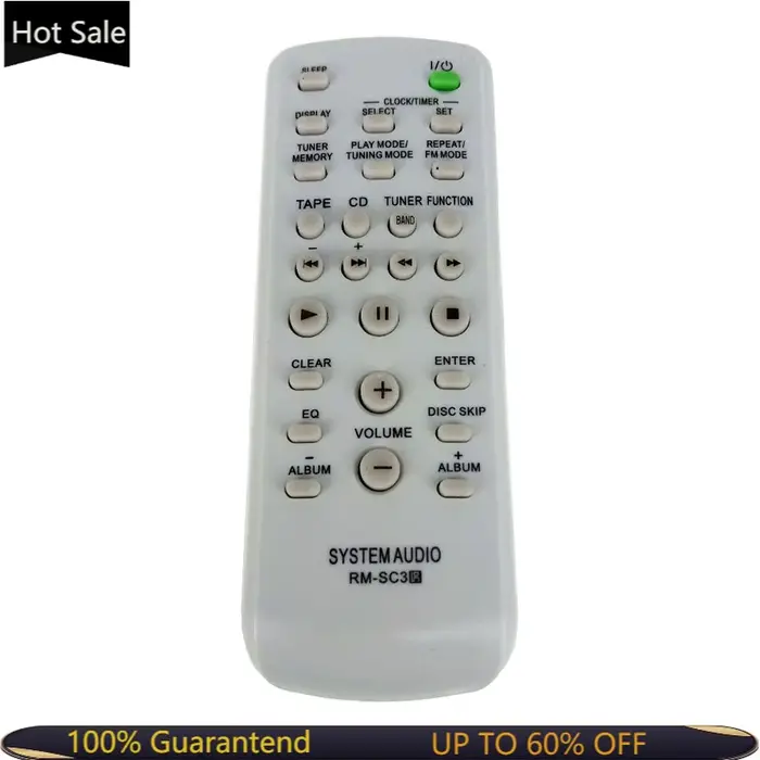 Nouveau RM3-SC Télécommande pour SONY CD HIFI Système Audio RM-SC30 RM-SC50 RM-SC55 MHC-RG29 MHC-RG4