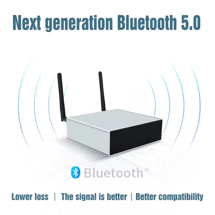 Amplificateur de streaming multiroom sans fil compatible Wi-Fi et Bluetooth, amplificateur numérique