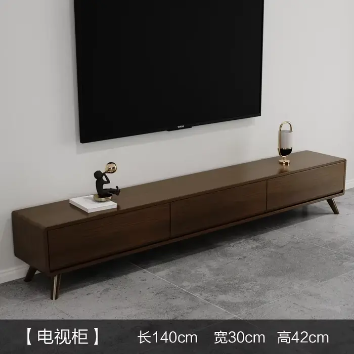 Meuble TV simple et élégant, console réglable pour gagner de la place, supports TV minimalistes, meu