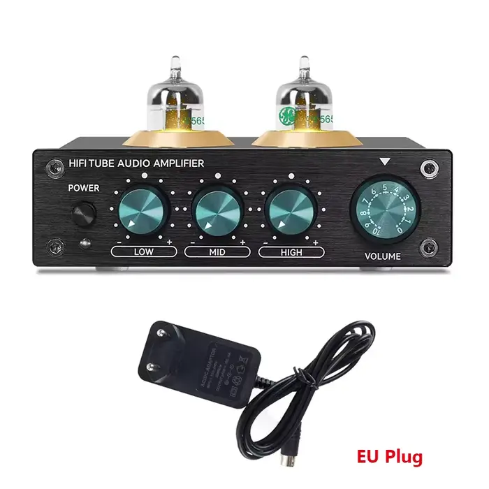 Préamplificateur Audio à Tube électronique professionnel, amplificateur Audio stéréo RCA pour bureau