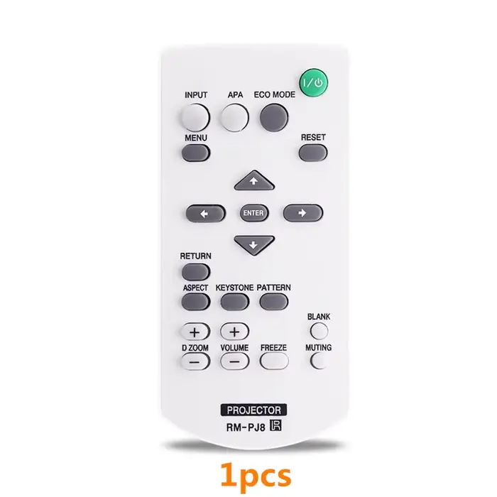 Pour projecteur Sony VPL-CH350 VPL-CH375 VPL-CH370 VPL-CH355 VPL-CW256 VPL-CW276, télécommande RM-PJ