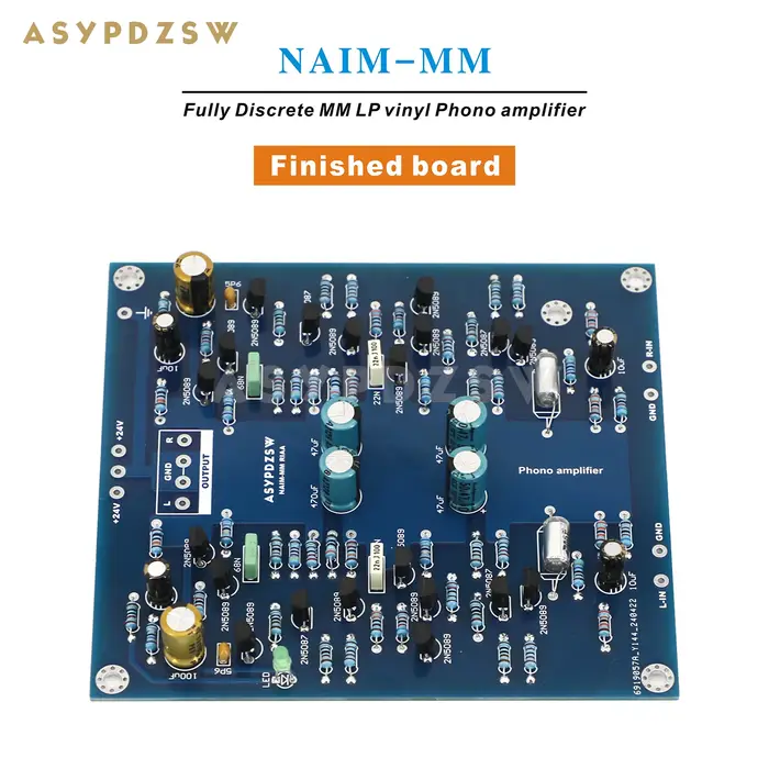 MM entièrement discret MM LP vinyle amplificateur Phono Kit de bricolage/Base de carte finie sur le circuit NAIM