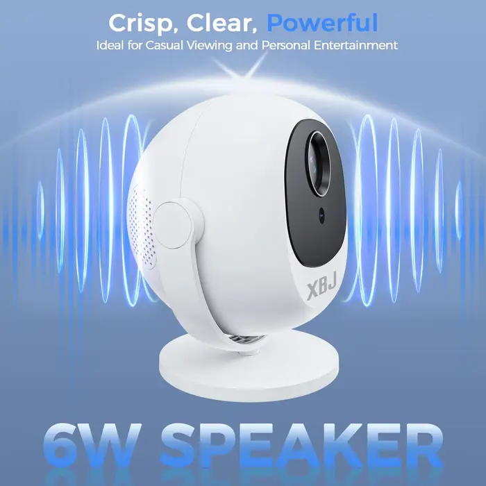 XBJ Mini projecteur de cinéma maison 4K