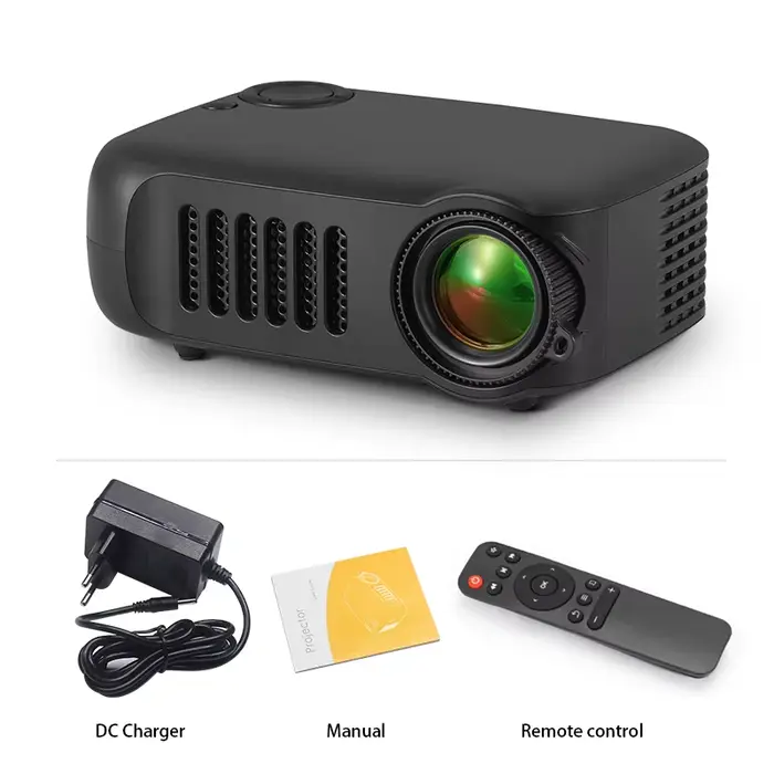 A2000 MINI projecteur Portable LED vidéoprojecteur 3D Home cinéma théâtre jeu Laser projecteur Smart