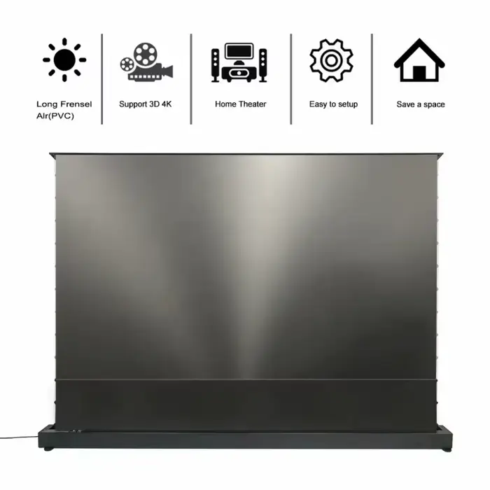 ALR-Écran de projection Fresnel 8K UHD, pour cortors standard/à longue portée, tension électrique au