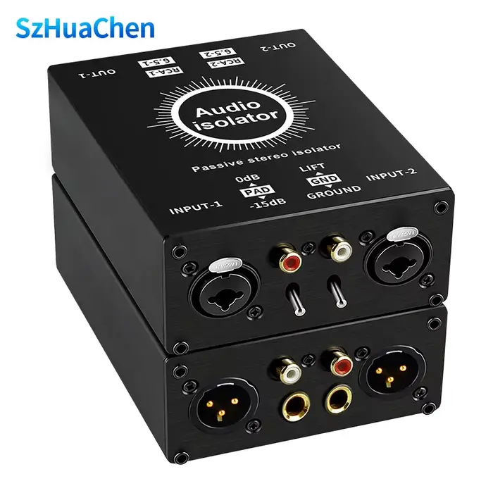 Isolateur Audio XLR à 2 canaux