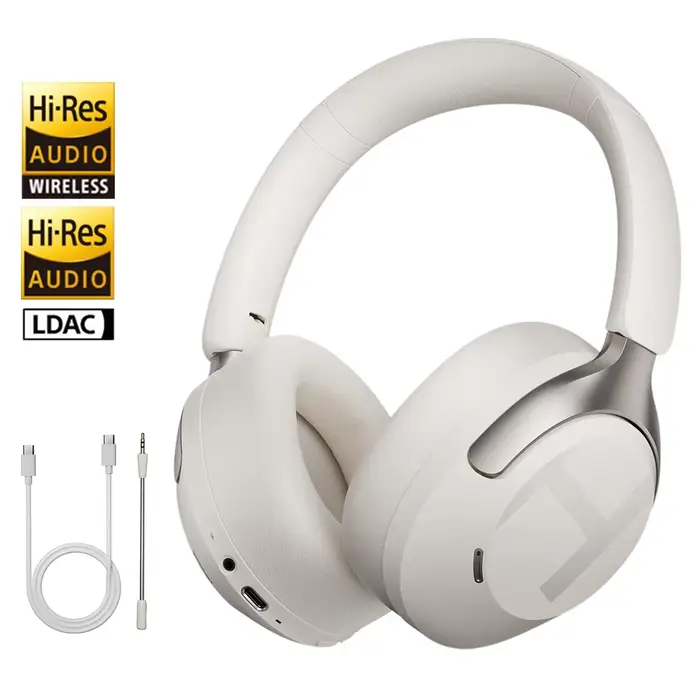 HAYLOU S40 ANC casque sans fil 50dB réduction du bruit haute résolution 3D Audio spatial écouteur Hi