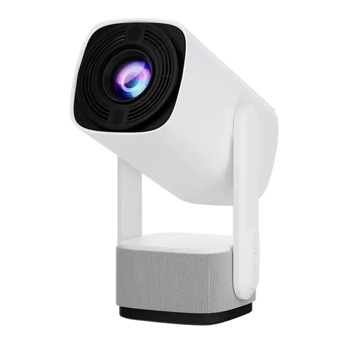 Projecteur Salange 4K K2 BT5.2 WIFI6 Smart Android 11 avec batterie intégrée de 5200 mAh, haut-parle