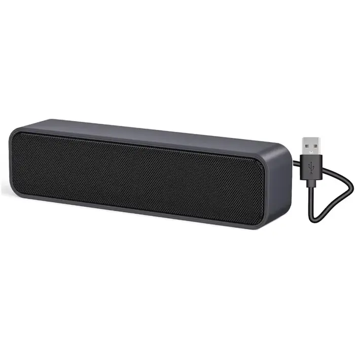 Mini enceintes Plug and Play alimentées par USB, barre de son, enceinte de bureau, enceinte filaire 