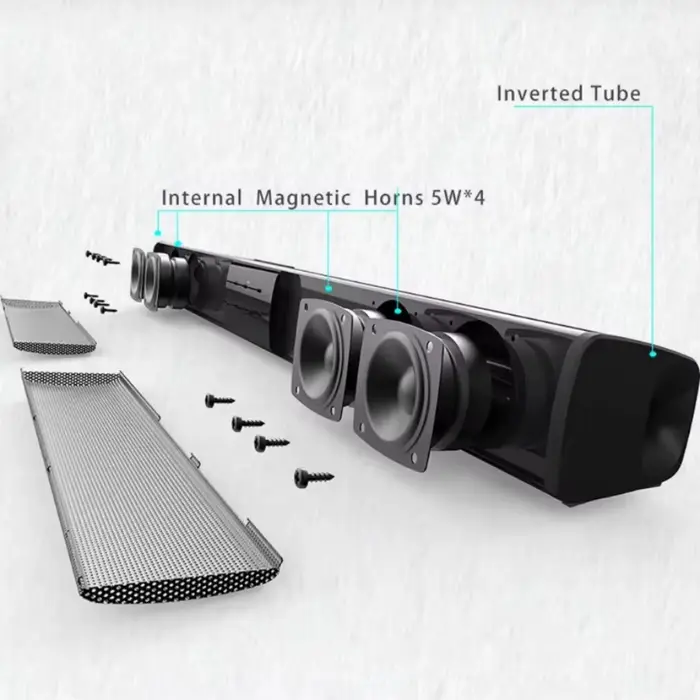 XIKCU barre de son haut-parleurs Bluetooth 5.3