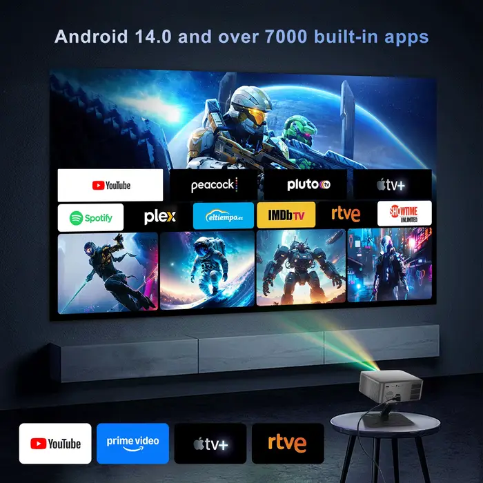 Projecteur intelligent Salange P60Pro Android 14.0