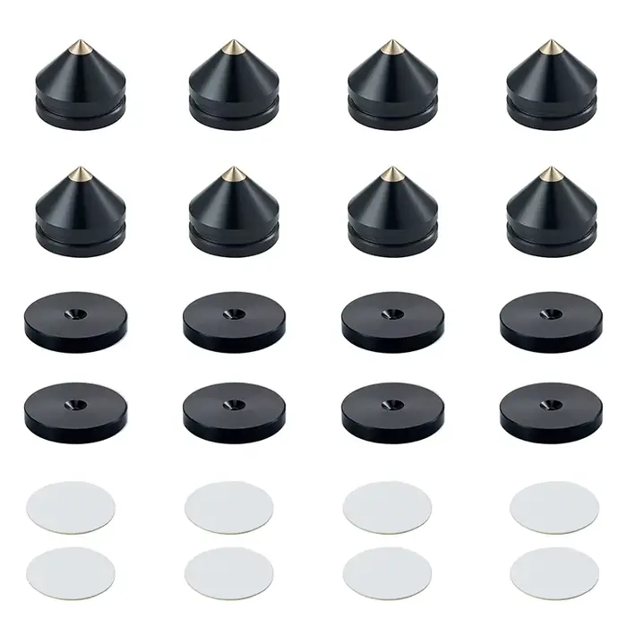 Pailvens haut-parleur pointes série 8 ensemble haut-parleur pieds en alliage d'aluminium pieds de ca