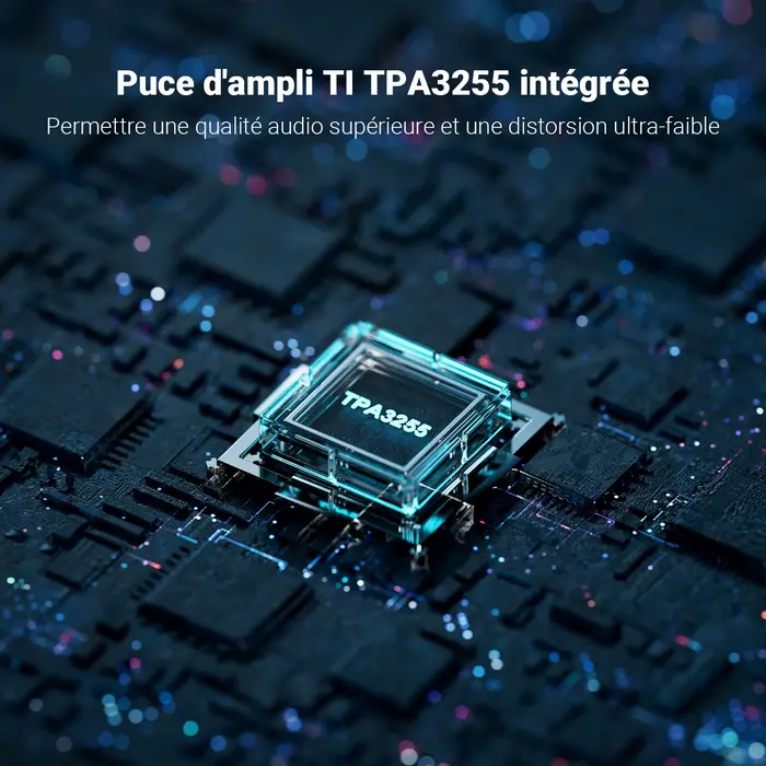 Fosi Audio V3 amplificateur de puissance stéréo 300W * 2 TPA3255 classe D Mini
