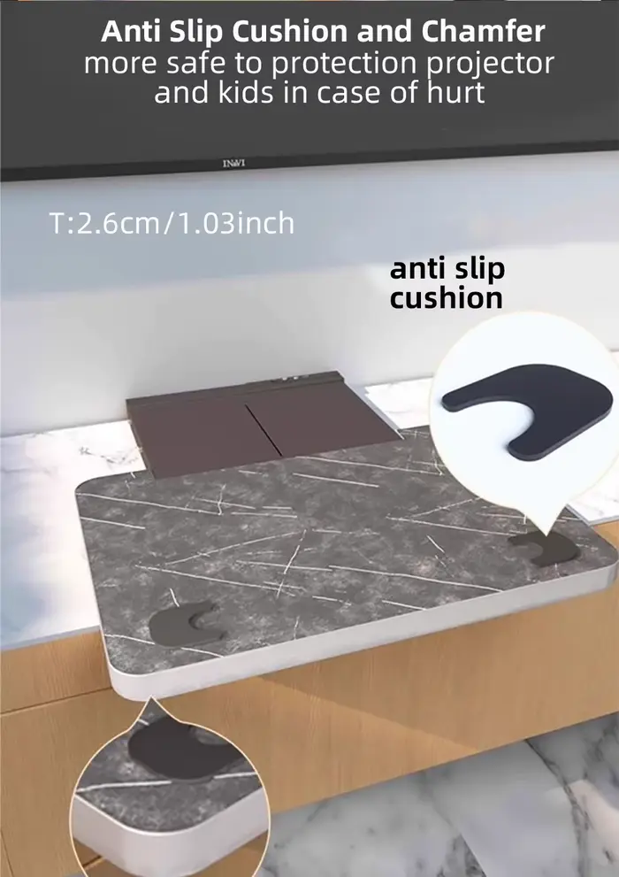 NOUVEAU Plateau coulissant motorisé pour téléviseur laser pour projecteur à ultra courte focale (UST)