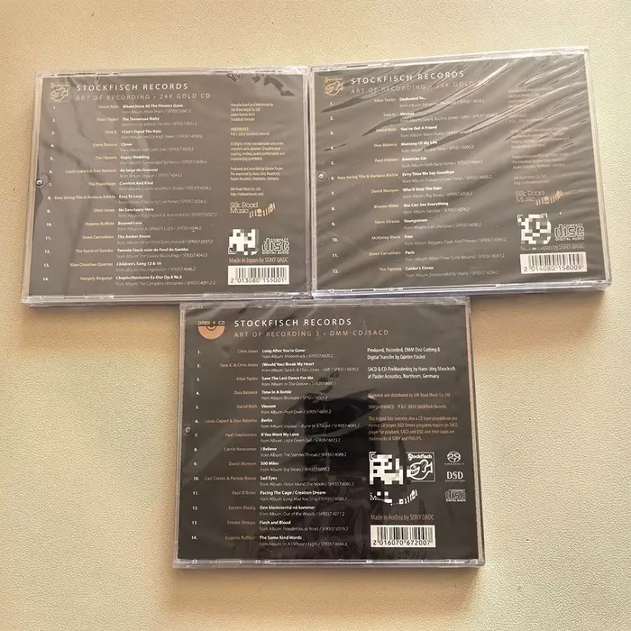 CD 'Art of Recording' - Série de CD d'appréciation produite par la plus importante maison d'édition audiophile allemande
