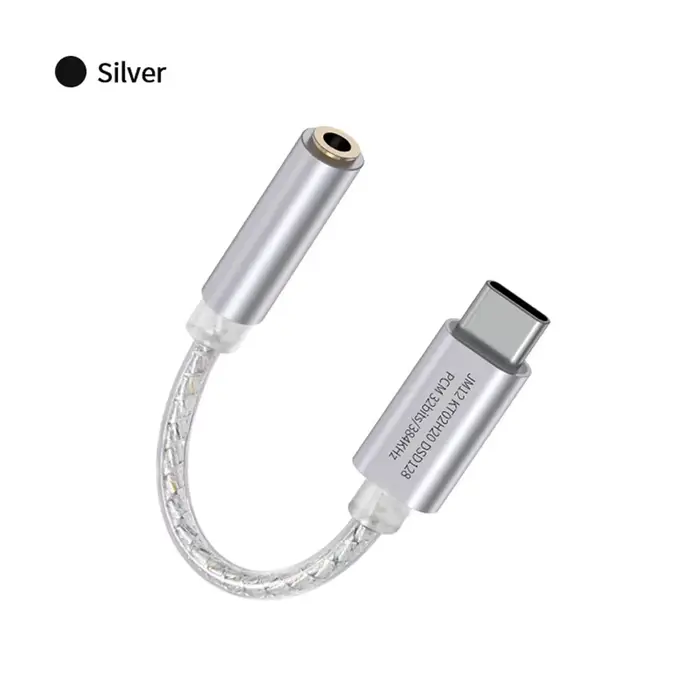 JCALLY JM12 adaptateur Audio numérique type-c à 3.5mm HIFI son DAC décodeur amplificateur de casque 
