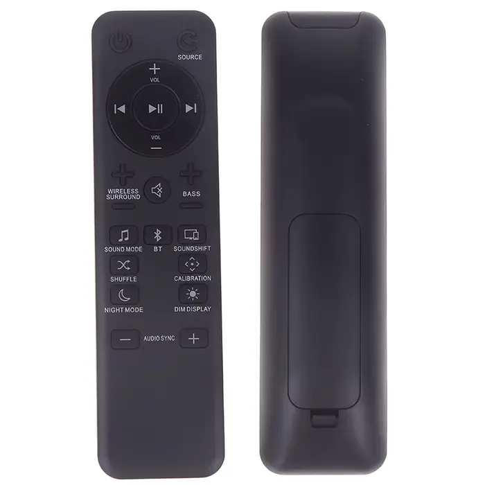 Télécommande noire pour JBL Bar 2.1 3.1 5.1 canaux 4K Ultra HD système de barre de son sans fil Home cinéma Audio