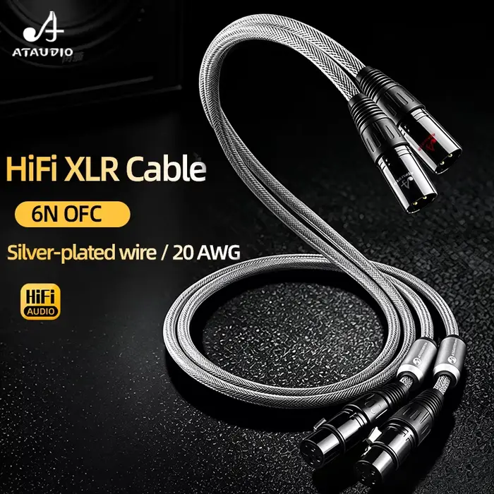 Câble XLR HiFi ATAUDIO de haute qualité
