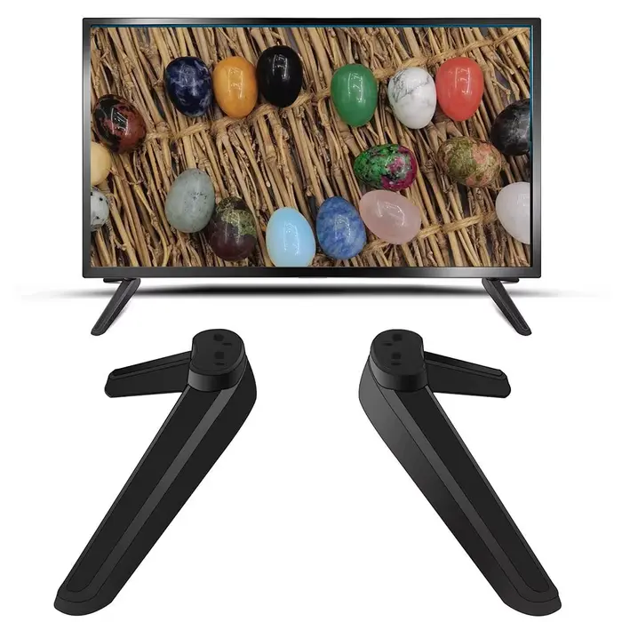 Support de base de télévision de remplacement | Compatible avec plusieurs modèles | Complet avec vis et rondelles |