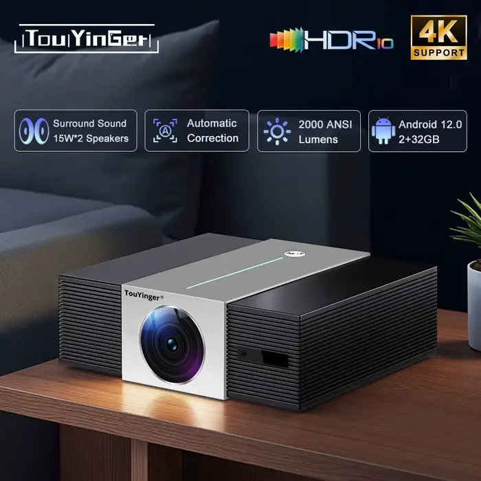 Touyinger Q11W Ultra entièrement fermé Full HD 4K vidéo WiFi Android son élevé faible consommation d