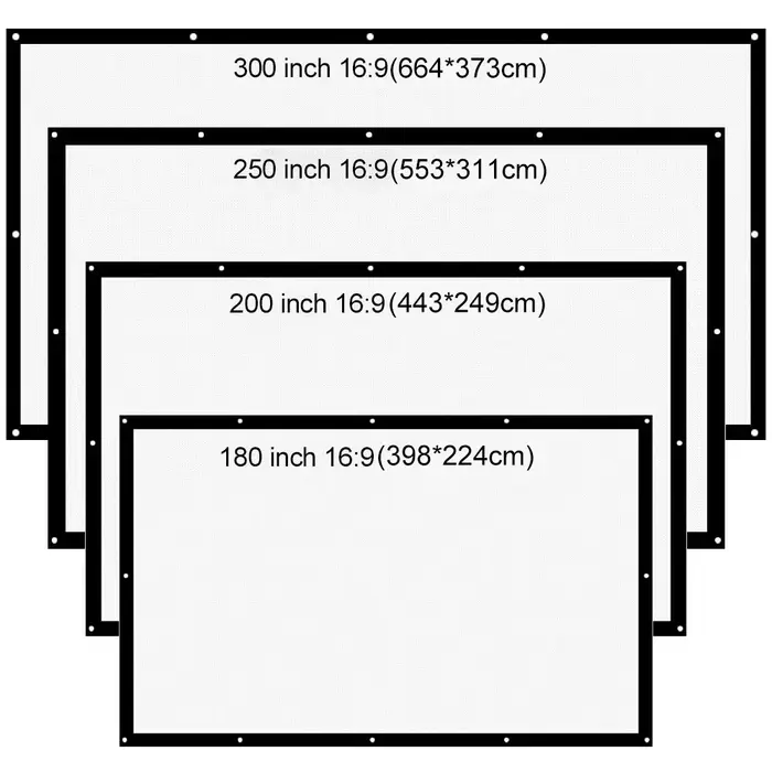 Écran de projection portable sur toile