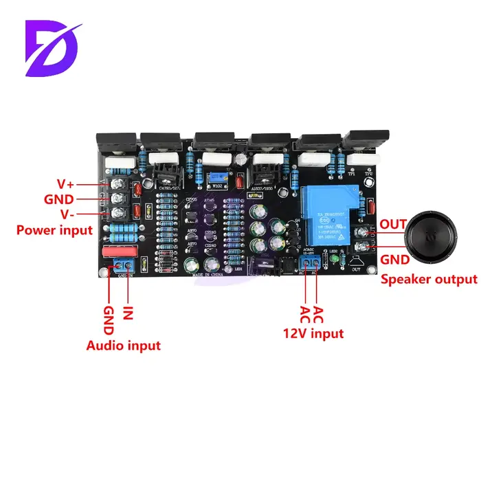 Carte amplificateur de puissance Mono 300W 1943 + 5200