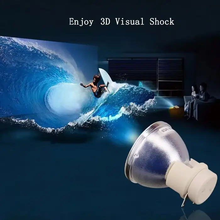 Tout nouveau 58118154-SVV pour Vivitek D551 D552 D554 D555 D556 D557W D555WH D557WH DH558 DH559 lampe de budgétaire P-VIP 190/0.8 E20.8
