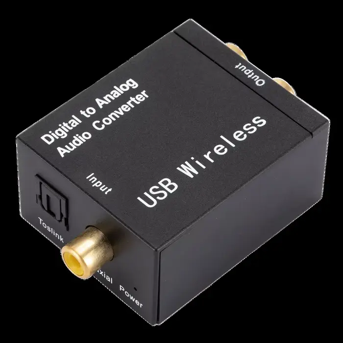 LccKaa convertisseur Audio numérique vers analogique fibre optique Toslink Signal Coaxial vers ampli