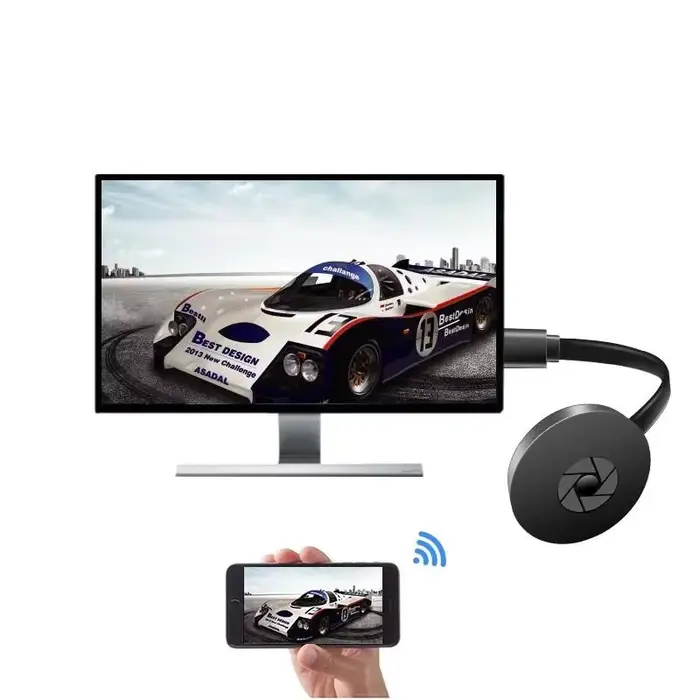 Projecteur d'écran sans fil HDMI, diffusion en direct, partage d'écran, adapté pour Android, iPhone,