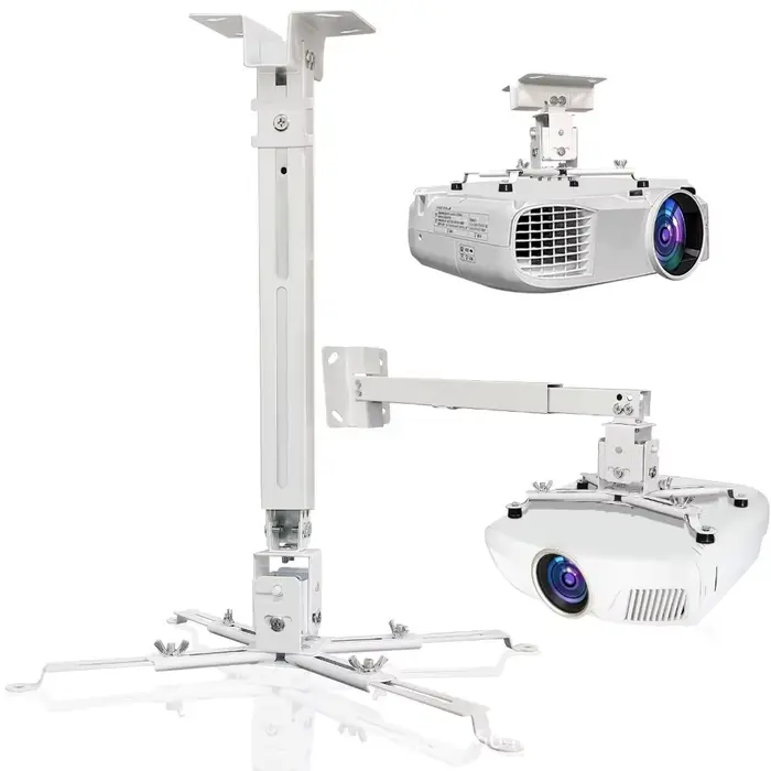 Support de projecteur rétractable, support de plafond réglable, support de projecteur avec bras exte