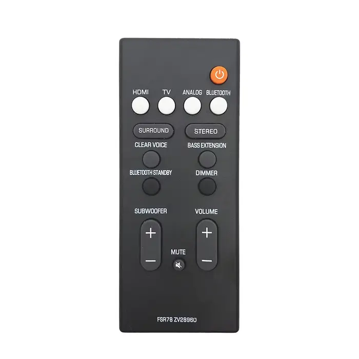 Télécommande FSR78 ZV28960 pour Yamaha YAS-106 YAS-207 ATS-1060 YAS-107 ATS-1070 pour système de bar