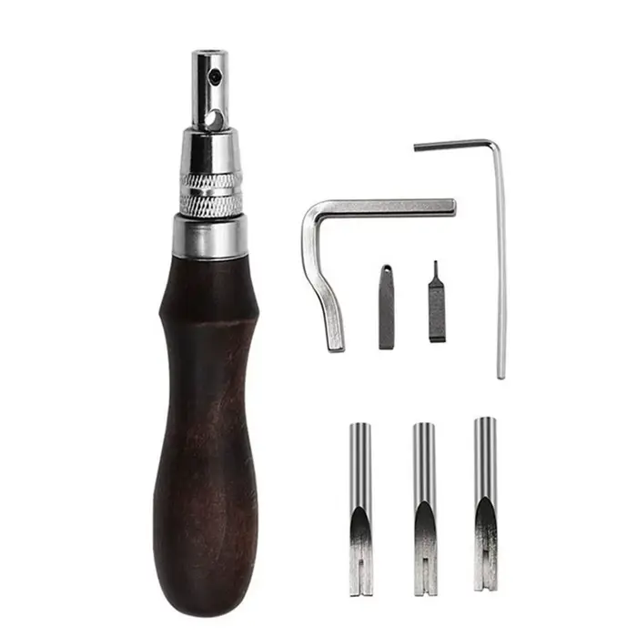 Coupe-bordure en cuir 7 en 1, outil de coupe du cuir pratique, portable, multifonction, outils de pr