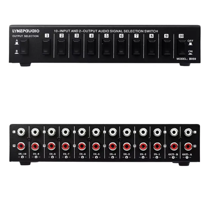 Commutateur de sélection du signal audio, commutateur audio, commutateur de haut-parleur, commutateu