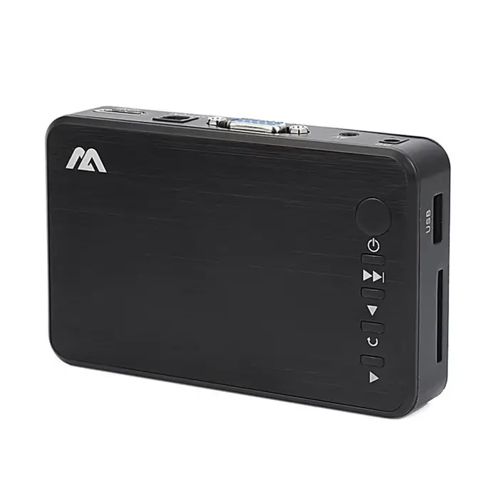 Lecteur multimédia Full HD Mini Autoplay Full HD 1920x1080 compatible HDMI VGA AV USB disque dur SD/