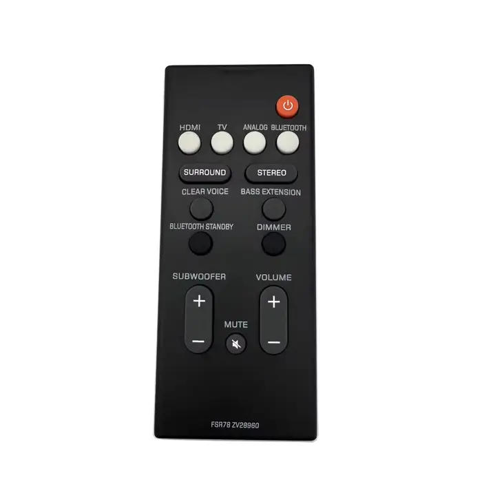 FSR78 ZV28960 VAF7640 VAH0130 télécommande pour barre de son Yamaha ATS-1060 ATS-1070 YAS-106 YAS-20