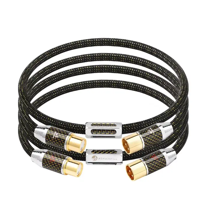 Câble audio XLR HiFi avec double blindage, câble de microphone pour amplificateur 2XLR mâle vers fem