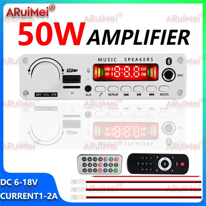 Amplificateur 50W Bluetooth MP3 WMA APE