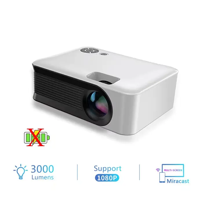 Projecteur Portable A30 Support 4K HDMI 1080P Mini projecteurs Smart TV WIFI Home cinéma synchronisa