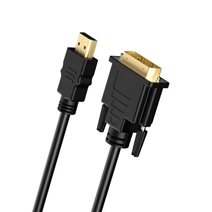 Câble adaptateur HDMI vers DVI 1080P pour ordinateur portable de bureau, moniteur TV, projecteur, co