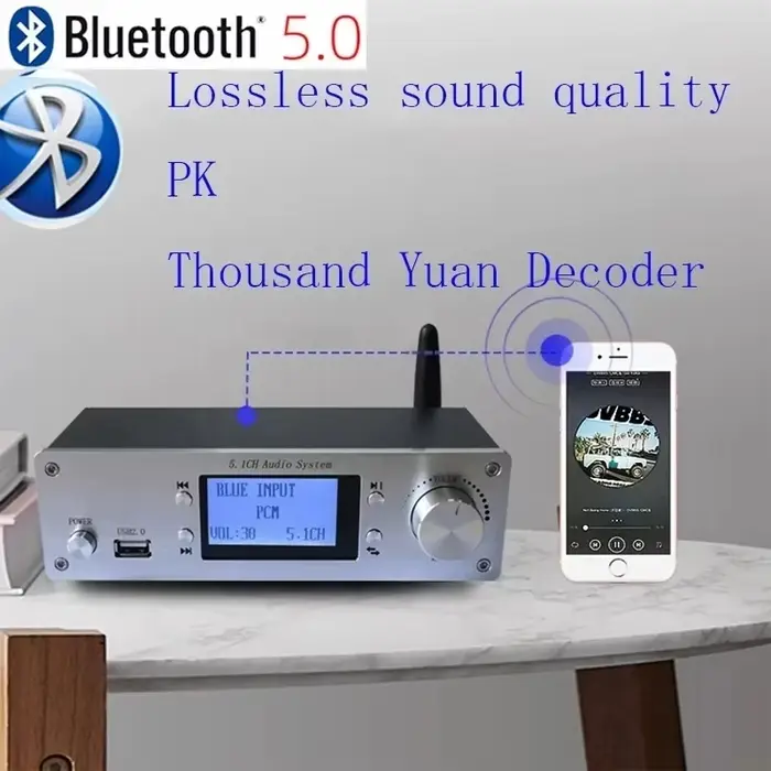 Convertisseur décodeur audio DTS AC3 5.1 Extracteur compatible HDMI éventuelles DIF Coaxial PC-USB optique Carte son